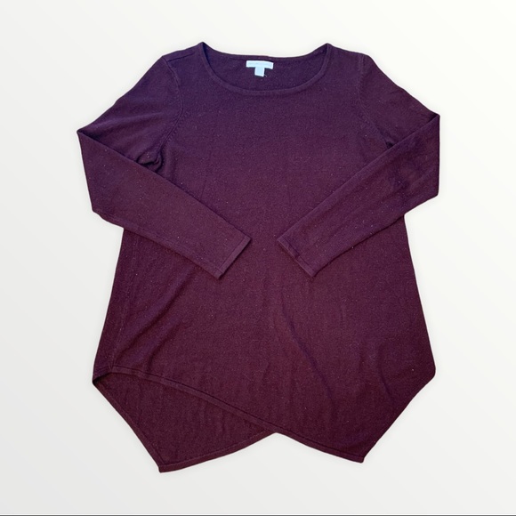 Asymmetrical Maroon Sweater | Poshmark